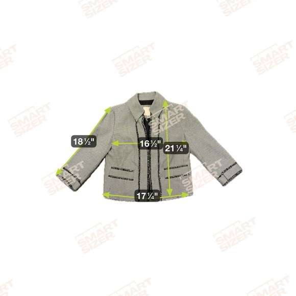 Magaschoni textured short jacket blazer Women’s size 10 Gray Black - Picture 6 of 10